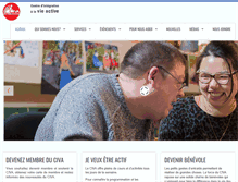 Tablet Screenshot of civa.qc.ca